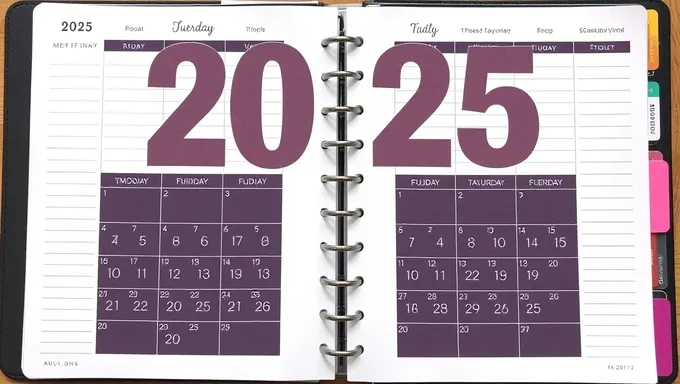 2025 Monthly Planner for Achieving Goals