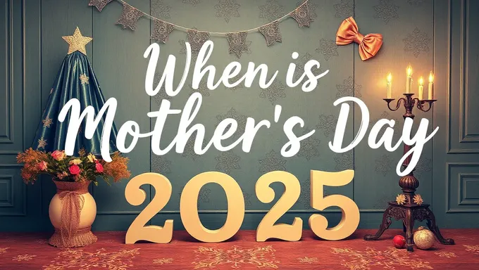 2025 Mother's Day Important Dates Revealed