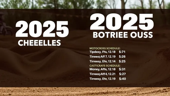 2025 Motocross Schedule to Feature International Competitions