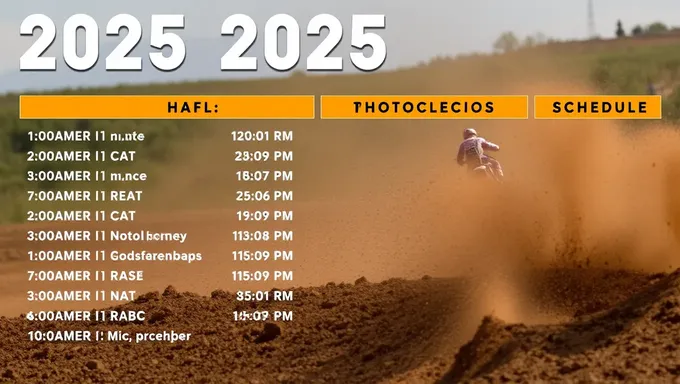 2025 Motocross Schedule to be Streamed Live Online