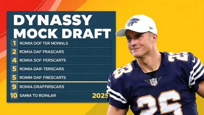 2025 NFL Dynasty Mock Draft and Fantasy Football