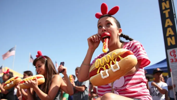 2025 Nathan's Famous Hot Dog Eating Contest Schedule