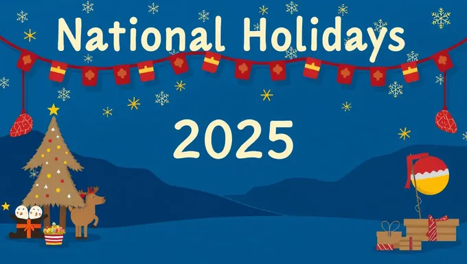 2025 National Holidays and School Holidays