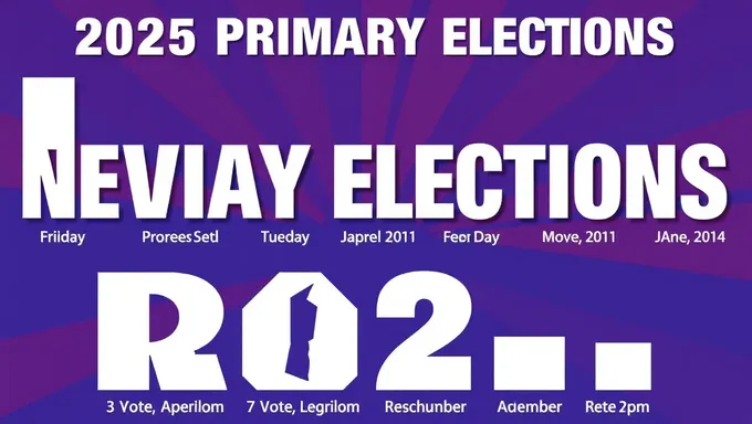 2025 Nevada Primary Election Dates Released