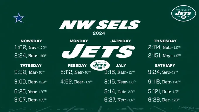 2025 New York Jets Schedule Includes Prime Time Games