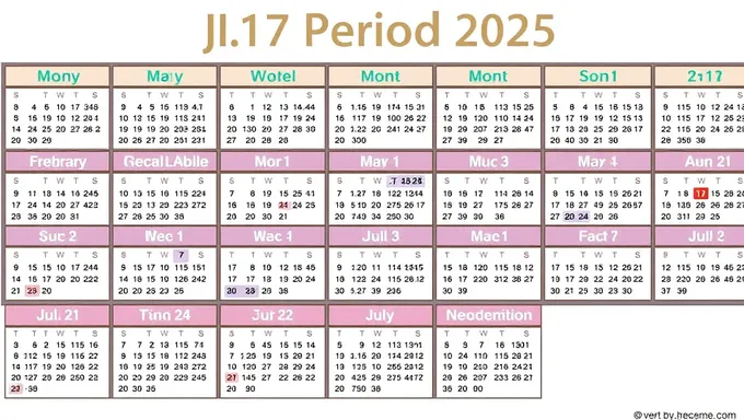 2025 Pay Period Calendar: Dates and Reminders Explained