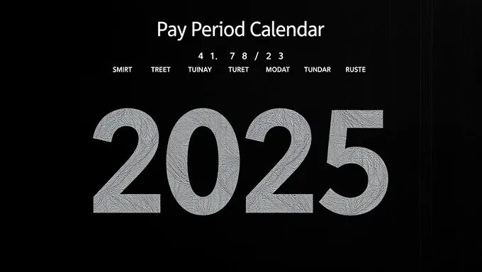 2025 Pay Period Schedule: Important Information Inside