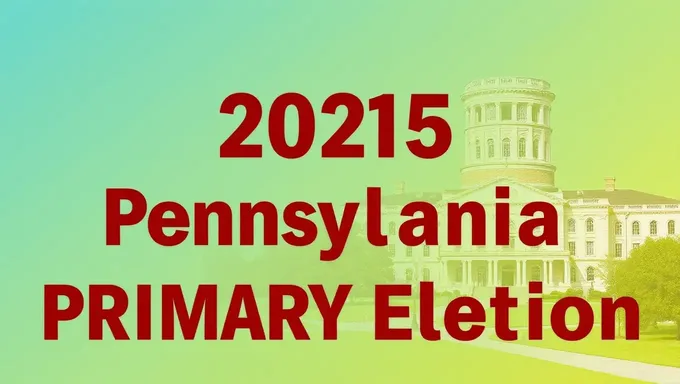 2025 Pennsylvania Primary Election Results and Candidates