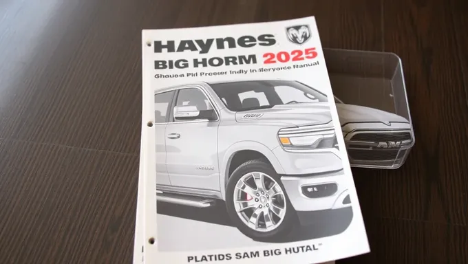 2025 Ram Big Horn Haynes Manual User Guide