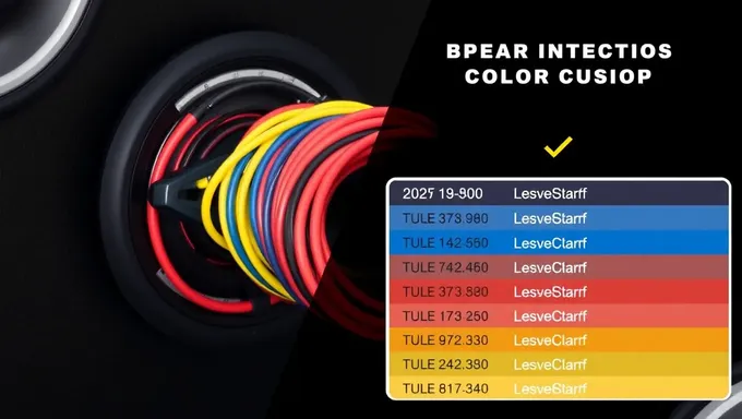 2025 Ram Big Horn Rear Speaker Wire Color Code Details