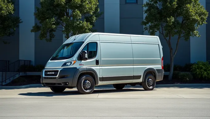 2025 Ram Promaster Cargo Van Exterior Design