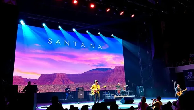 2025 Santana Live at Red Rocks Amphitheatre in Colorado