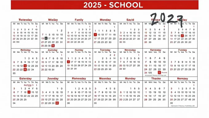 2025 School Calendar: Important Dates and Events