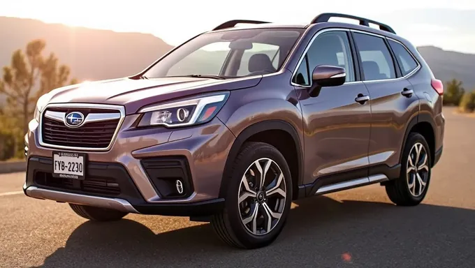 2025 Subaru Forester Limited Interior Design Concept