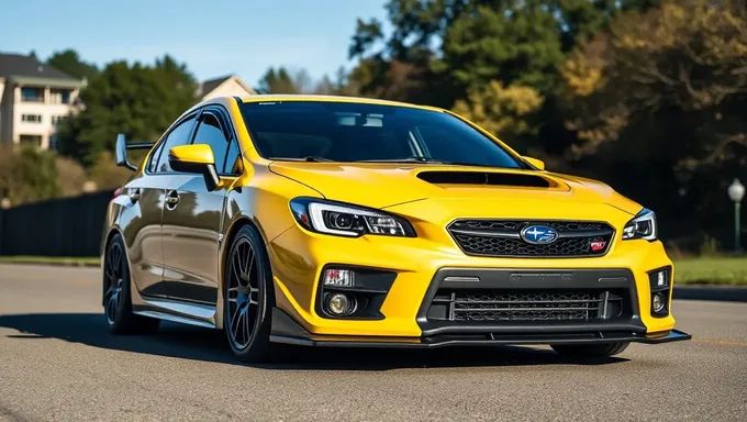 2025 Subaru WRX STI Exterior and Interior Colors Options