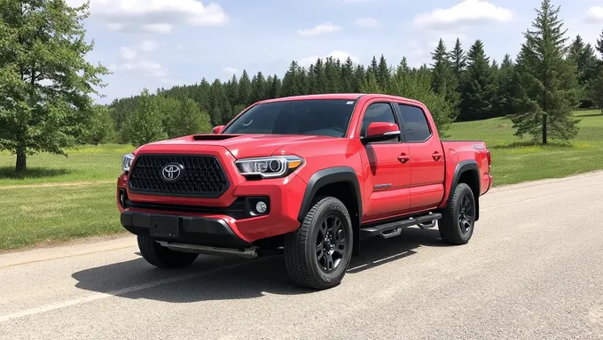 2025 Tacoma TRD Sport Features Enhanced Performance Capabilities