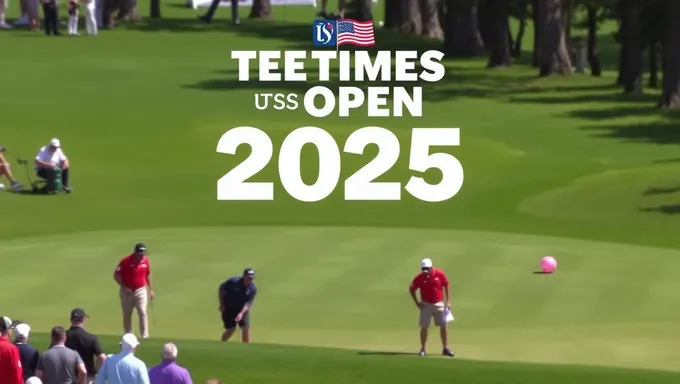 2025 US Open Tee Times and Leaderboard