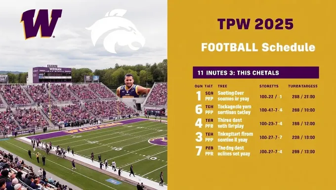 2025 UW Football Schedule Revealed with Key Games