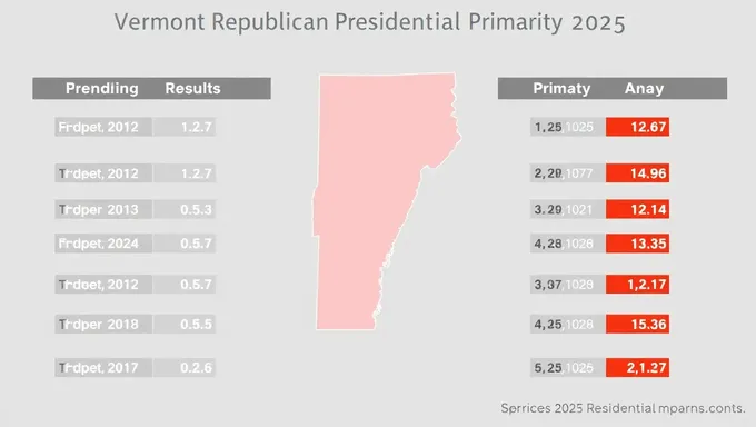 2025 Vermont Republican Presidential Primary Election Update