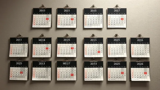 2025 Wall Calendars for Better Time Allocation