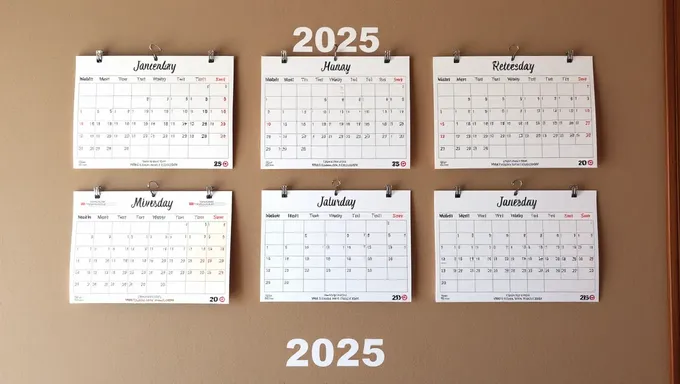 2025 Wall Calendars for Simplifying Daily Life