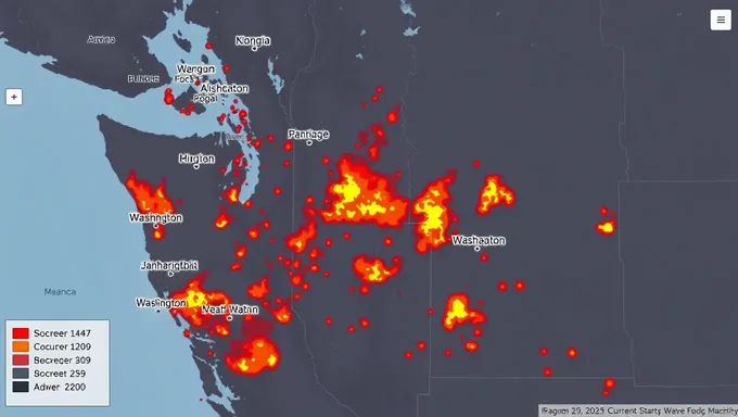 2025 Washington State Fires Today Map and Updates