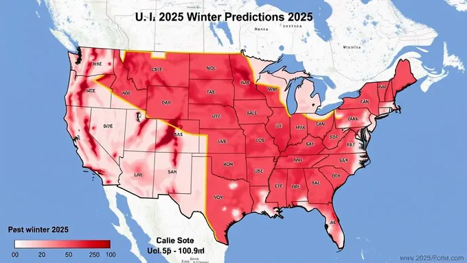 2025 Winter Forecast for USA Map Unveiled