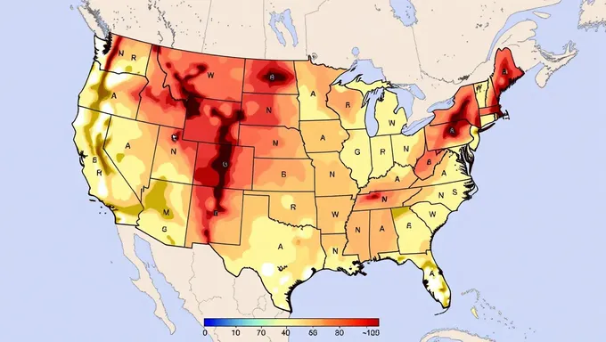 2025 Winter Forecast for USA Map