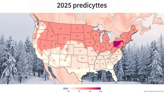 2025 Winter Map Predictions for USA