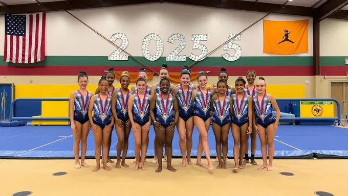 2025 Women's Gymnastic Team Training Schedule Published