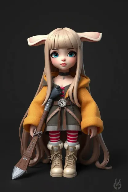 3D Custom Girl: Custom 3D Digital Artwork