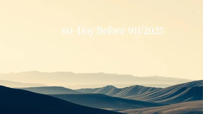 60 Days Before 9/1/2025: Last Chance