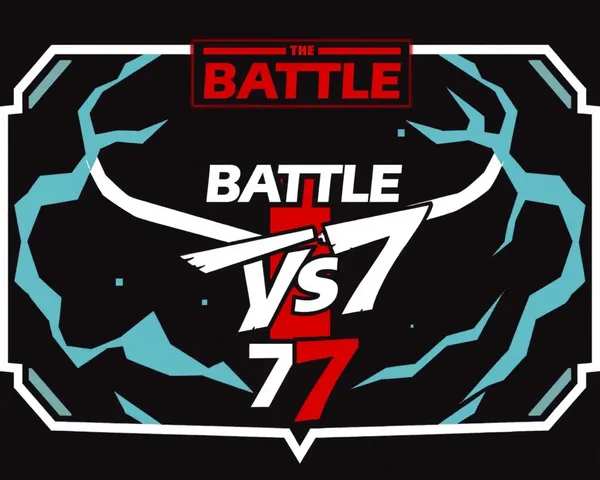 7v7 Battle Logo PNG for Team Branding