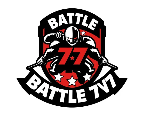 7v7 Battle Logo in PNG File Format