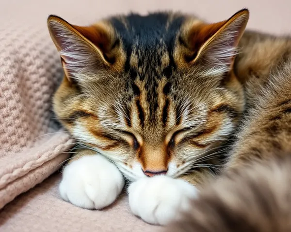 A Cat's Dreamy Picture of a Nap Spot