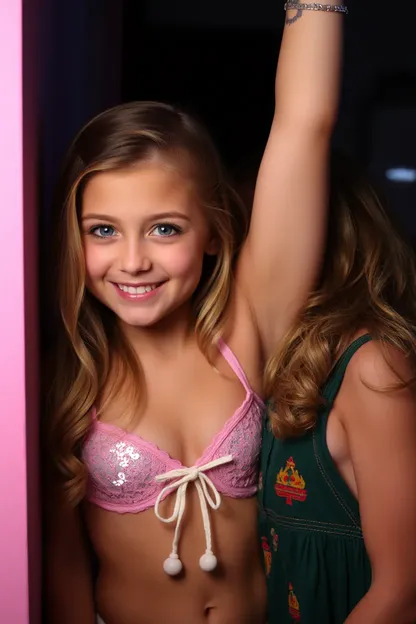 A Sexy Little Girl's Radiant and Confident Personality