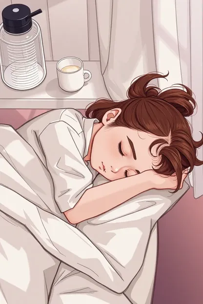 A Sleeping Girl's Quiet Slumber