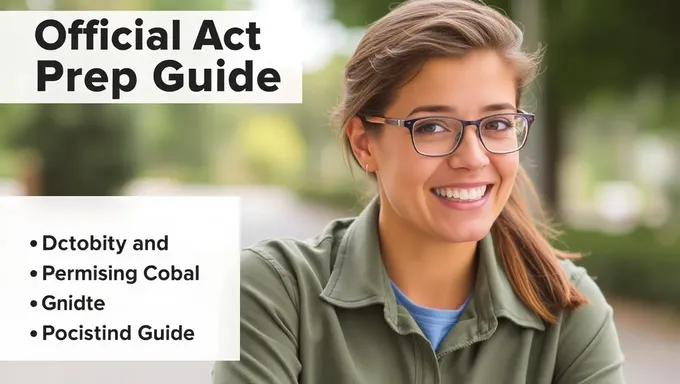 ACT Prep Guide 2025-25 Official Study Material PDF