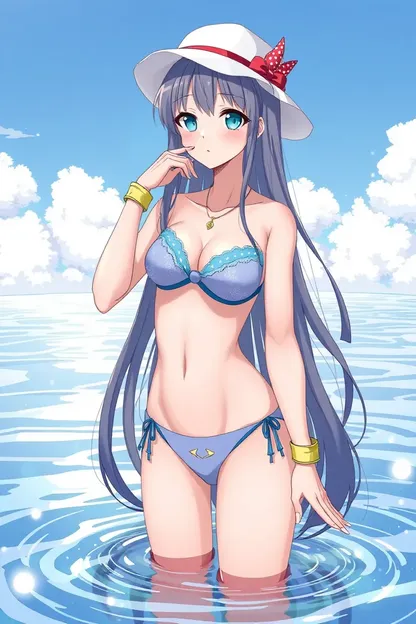 AI Anime Girl in Cute Bikini NSWF