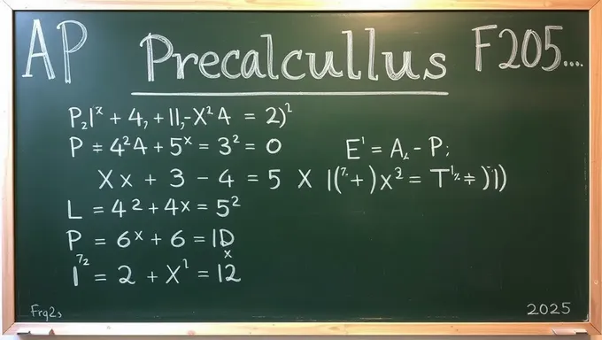 AP Precalculus FRQ 2025: Free Response Exam Questions