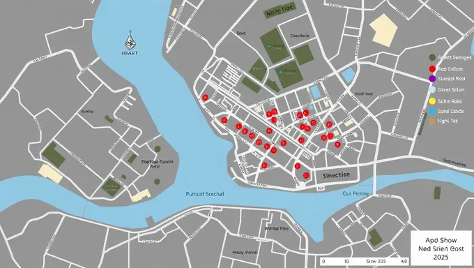 ASD Show Map for August 2025 Dates