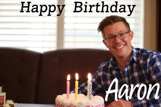 Aaron's Special Day: Happy Birthday Images Galore