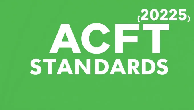 Acft Standards 2025: A New Era