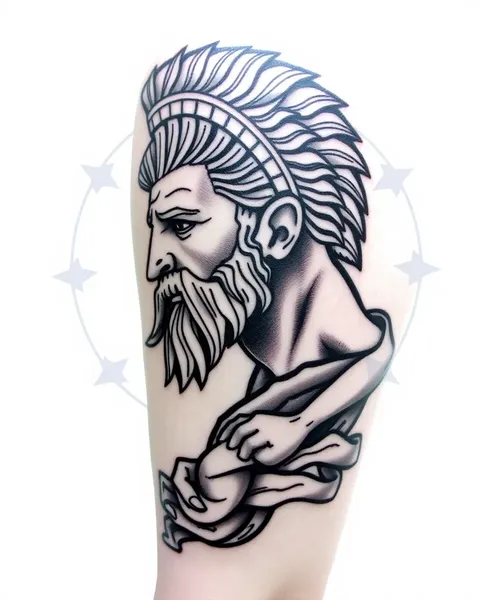 Achilles Tattoo Art: Bold and Beautiful Design