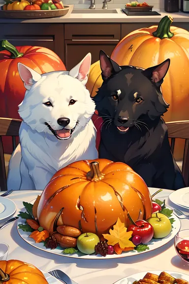 Adorable Animals in Thanksgiving Pictures