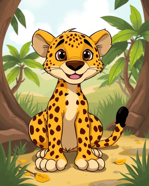 Adorable Cartoon Cheetah Pictures to Share