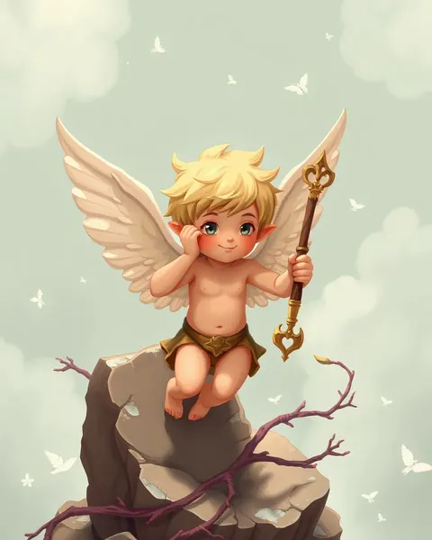 Adorable Cartoon Pictures of Cupid's Face