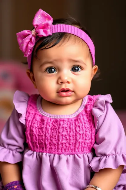 Adorable Infant Girl: A Bundle of Happiness and Love