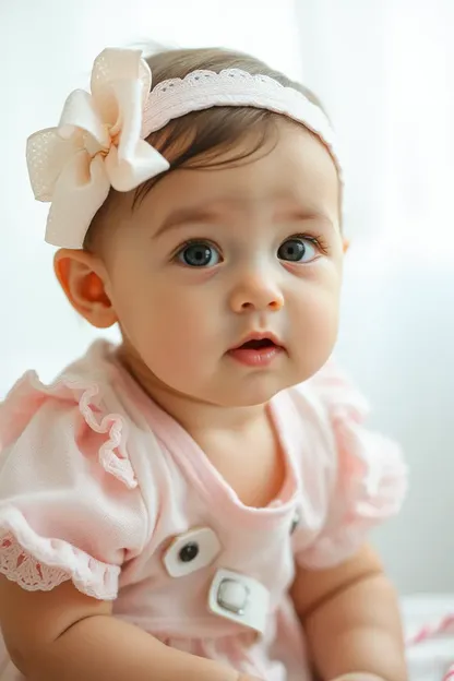 Adorable Infant Girl: A Sweet Little Bundle of Joy