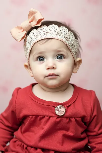 Adorable Infant Girl: A Sweet and Tender Little Heart